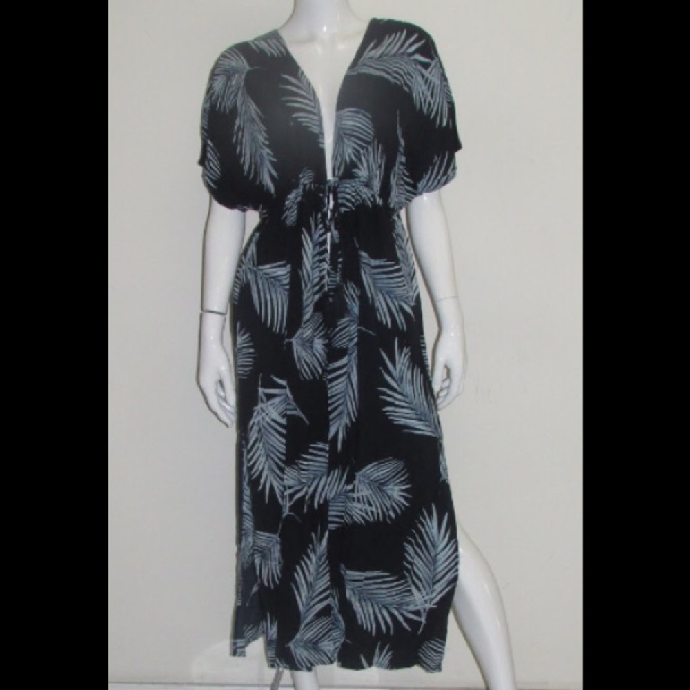 NWT palm print kimono